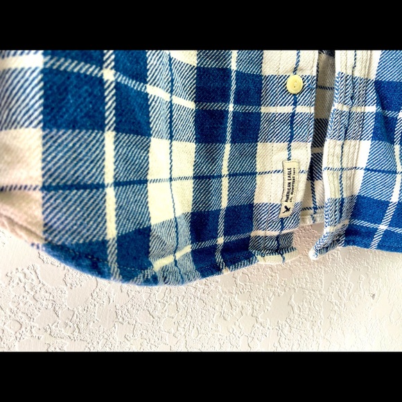 Indigo Plaid Button Down - Picture 6 of 6